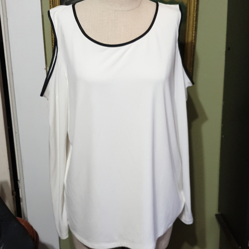 Calvin Klein cold shoulder top